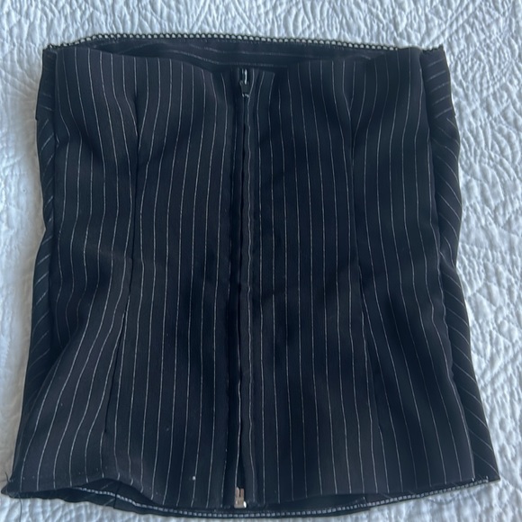 Strapless top and white stripe size S - Picture 3 of 7